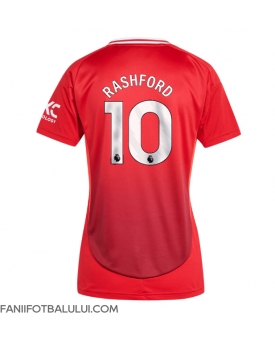 Manchester United Marcus Rashford #10 Tricou Fotbal Replică 2024-25 Femei Acasa
